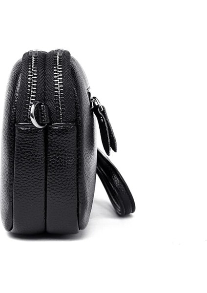 Mavi Stil L19CMH13CMW5CM Moda Kadın Çantaları Hakiki Deri Basit Katı Çanta Küçük Omuz Çantaları Kadın Crossbody Mesaj Çantaları Bayan Telefon Çantaları (Yurt Dışından) modelleri