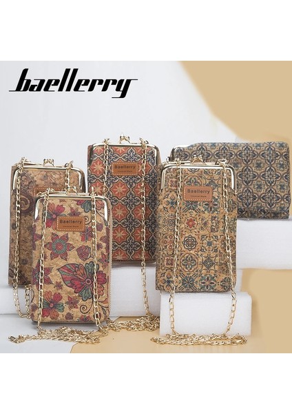 Stil7 Stil Kadın Cüzdan Cep Telefonu Çantası Kadın Koreli Büyük Kapasiteli Messenger Çanta Moda Ahşap Tahıl Çok Kartlı Bayan Cüzdan (Yurt Dışından)