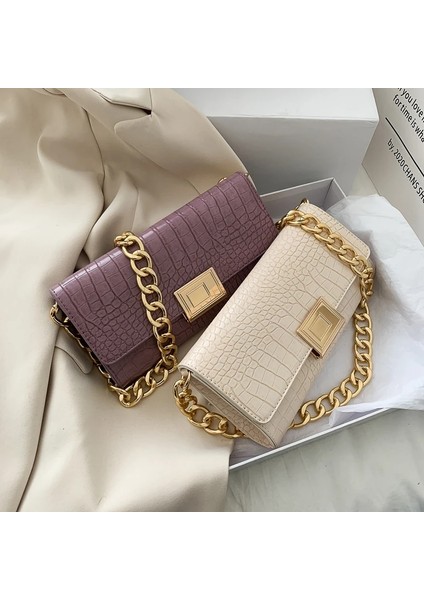 Yeşil Stil Moda Vintage Çantalar Womerocodile Desen Omuz Çanta Lüks Çanta Kadın Çanta Tasarımcısı Kadın Çanta Çanta (Yurt Dışından) fiyatları