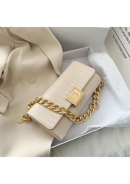 Yeşil Stil Moda Vintage Çantalar Womerocodile Desen Omuz Çanta Lüks Çanta Kadın Çanta Tasarımcısı Kadın Çanta Çanta (Yurt Dışından) fırsatları