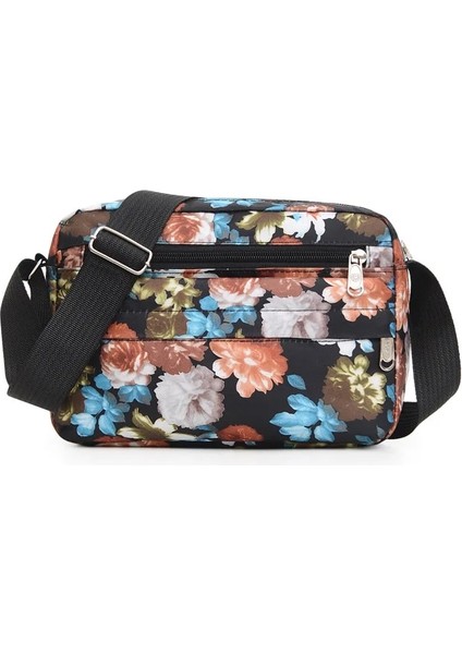 Renk5 Stili 25CM 18CM 7cm Naylon Kumaş Çapraz Kadın Çantası Eğlence Cep Telefonu Bozuk Para Cüzdanı Su Geçirmez Omuz Çantası Banliyö Açık Basit Crossbody Çanta (Yurt Dışından)