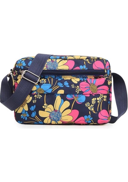 Renk5 Stili 25CM 18CM 7cm Naylon Kumaş Çapraz Kadın Çantası Eğlence Cep Telefonu Bozuk Para Cüzdanı Su Geçirmez Omuz Çantası Banliyö Açık Basit Crossbody Çanta (Yurt Dışından)