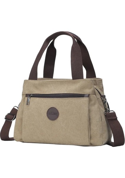 Kırmızı Stil Retro Gündelik Kadın Çanta Kanvas Bayan Tek Omuzlu Messenger Çanta Kadın Büyük Kapasiteli Çok Bölmeli Kanvas Çanta (Yurt Dışından) indirimleri