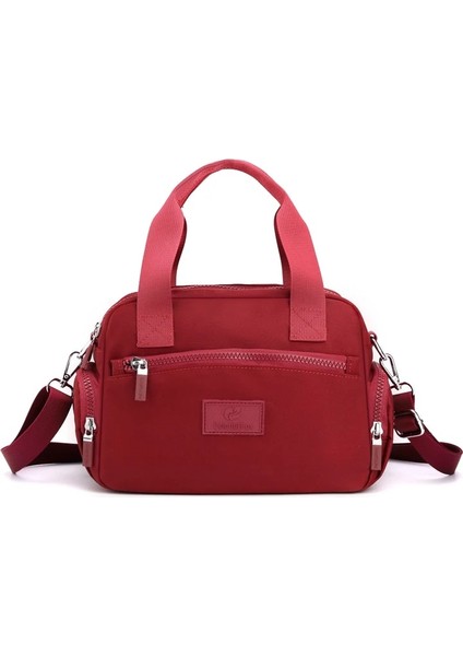 Kensen Shop Bordo Tarzı Yeni Kadın Çanta Omuz Çantası Yüksek Li Küçük Kadın Crossbody Çanta Naylon Seyahat Messenger Çanta Bolsa Feminina (Yurt Dışından)