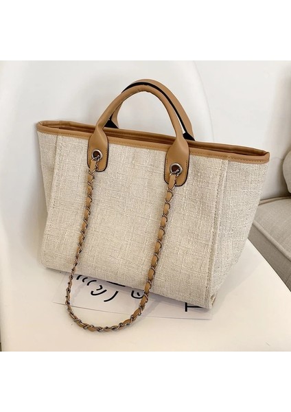 Siyah Stil Büyük 43X19X29CM Yüksek Li Rahat Bayanlar Tüm Maç Kanvas ÇANTA2021NEW Moda Büyük Kapasiteli Omuz Çantası Net Kırmızı Çanta Kore Versiyonu (Yurt Dışından) fırsatları