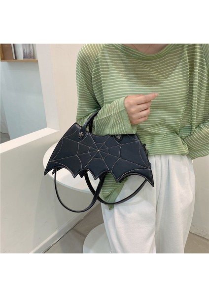 No.3 Tarzı Weysfor Örümcek Web Nakış Ipliği Kadın Omuzdan Askili Çanta Lüks Çanta Deri Crossbody Çanta Tasarımcısı Parodi Yarasa Çanta Kadın Çanta (Yurt Dışından)