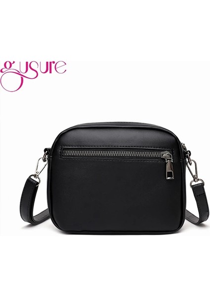 Siyah Stil 19X6X15CM Gusure Moda Trand Crossbody Çanta Kadınlar Için Lüks Tasarımcı Kabuk Omuz Askılı Çanta Bayanlar Küçük Çanta Bolsa Feminina (Yurt Dışından) fırsatları