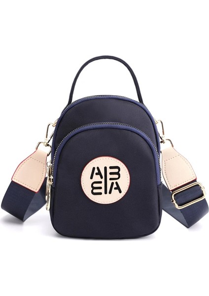 Kırmızı Stil Li Kadın Naylon Crossbody Çanta Seyahat Okul Retro Fermuar Omuz Çantaları Rahat Omuz Açık Çanta (Yurt Dışından)