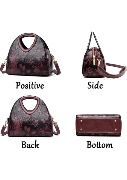 Mor Tarzı 28CM-13CM-26CM Motaora Yeni Kadın Omuzdan Askili Çanta Yüksek Li Deri Üst Saplı Çanta Kadın Vintage Ulusal Stil Kadınlar Için Crossbody Çanta (Yurt Dışından) indirimleri