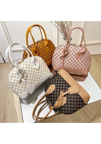 Beyaz Stil Kadınlar Için 2023 Yeni Moda Kabuk Çanta Omuz Çantaları Bayan Çanta Bayan Crossbody Çanta Tote Lüks Tasarım Çanta Kadın (Yurt Dışından) fırsatları