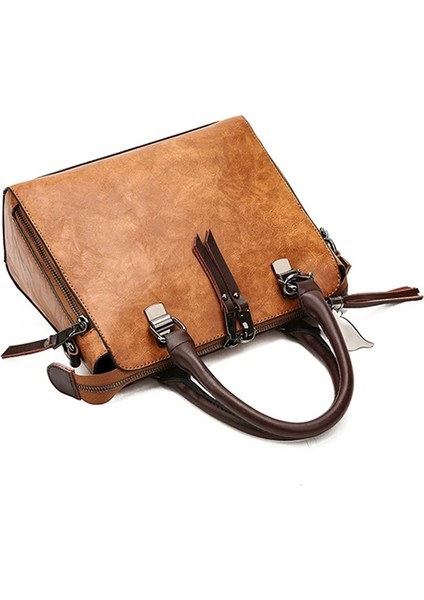 Siyah Stil 24X13X23CM Vintage Kedi Püskül Lüks Çanta Kadın Çanta Çift Fermuarlı Crossbody Çanta Omuzdan Askili Çanta Rahat Kabuk Tote Bayan (Yurt Dışından) fırsatları