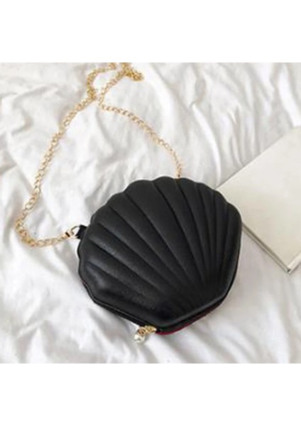 Pembe Tarzı Sevimli Lazer Pul Küçük Kabuk Omuzdan Askili Çanta Telefon Para Kesesi Yaz Zincir Kılıfı Kadınlar Için Crossbody Çanta Çanta (Yurt Dışından)