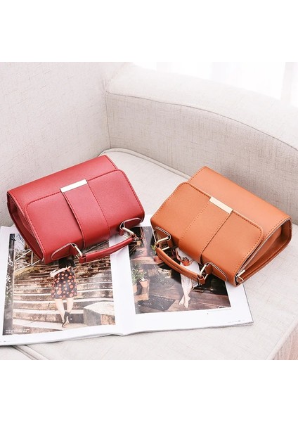 Gri Tarzı Yaz Moda Kadın Çantası Deri Çantalar Pu Omuzdan Askili Çanta Küçük Kapaklı Crossbody Çanta Kadınlar Için Postacı Çantası (Yurt Dışından) indirimleri