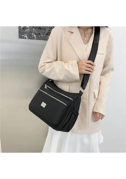 Sarı Stil Kadın Omuz Çantaları Cep Su Geçirmez Oxford Lüks Çanta Kadın Alışverişçi Crossbody Çanta Tasarımcısı Yüksek Li Yumuşak Tote (Yurt Dışından)