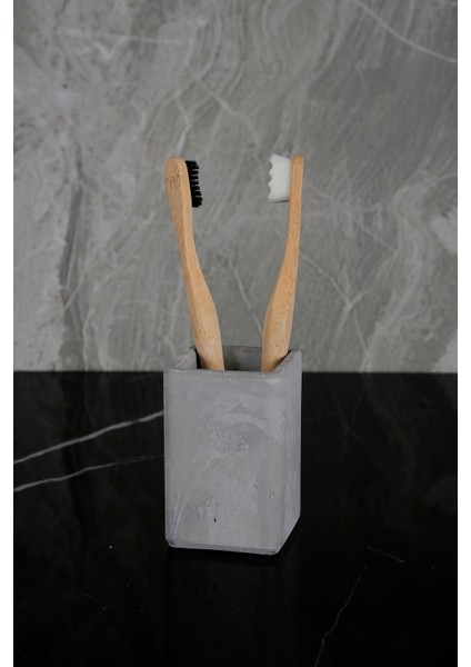 7 Parça Mermer Desenli Beton Banyo Seti Sıvı Sabunluk Diş Fırçalık Pamukluk Saksı Mumluk fırsatları