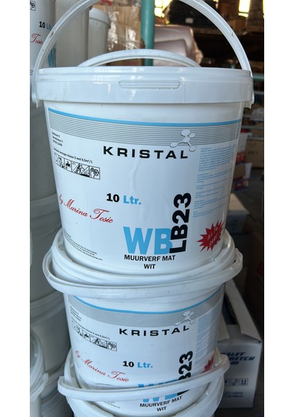 Kristal LB23 İç Cephe Duvar Boyası Beyaz 10 Lt 15 kg