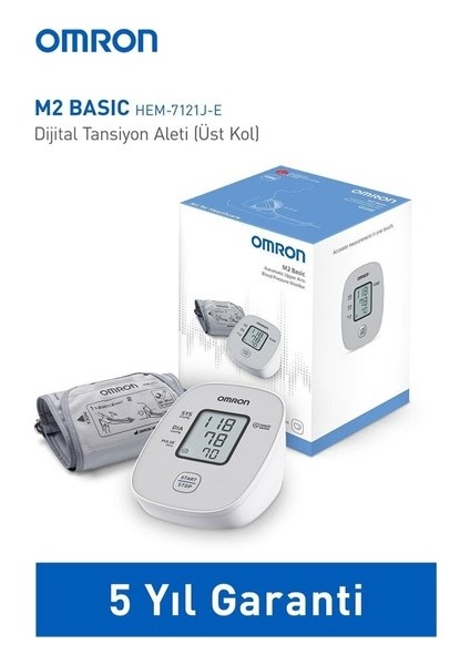 M2 Basic HEM-7121J-E Üst Koldan Ölçer Dijital Tansiyon Aleti (Yurt Dışından) fiyatları