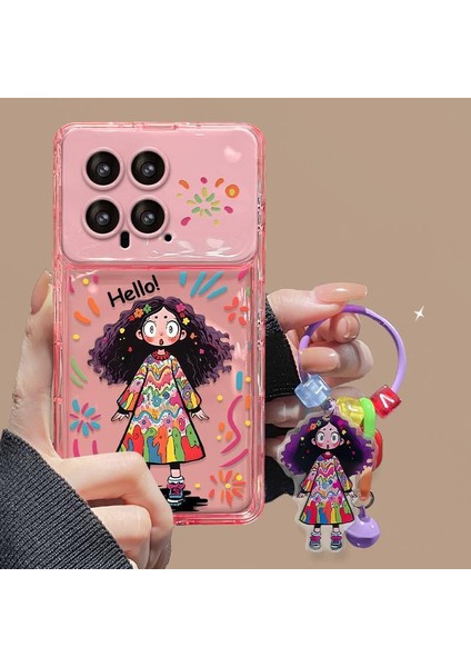 Xiaomi Poco F5 Pro Kolyeli Ayna Darbeye Dayanıklı Telefon Kılıfı (Yurt Dışından)