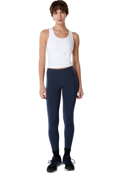 Athlete Crop Seamless Workout Kadın Koşu Alet