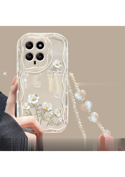 Xiaomi 11 Lite Kolyeli Çiçek Darbeye Dayanıklı Telefon Kılıfı (Yurt Dışından)