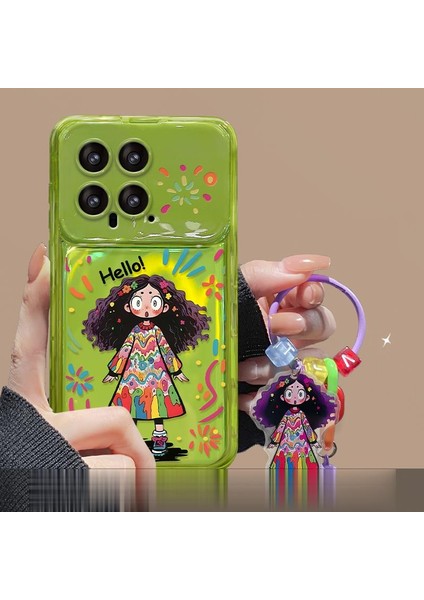 Xiaomi Mi 12T Pro Kolyeli Ayna Darbeye Dayanıklı Telefon Kılıfı (Yurt Dışından)