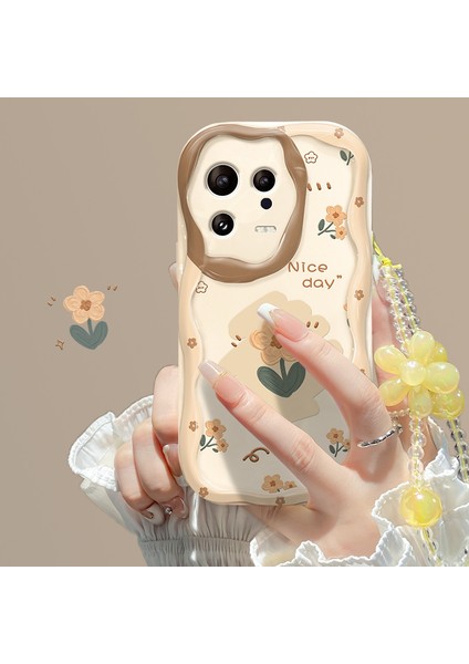 Xiaomi Redmi Note 12 5g Kolyeli Çiçek Darbeye Dayanıklı Telefon Kılıfı (Yurt Dışından)