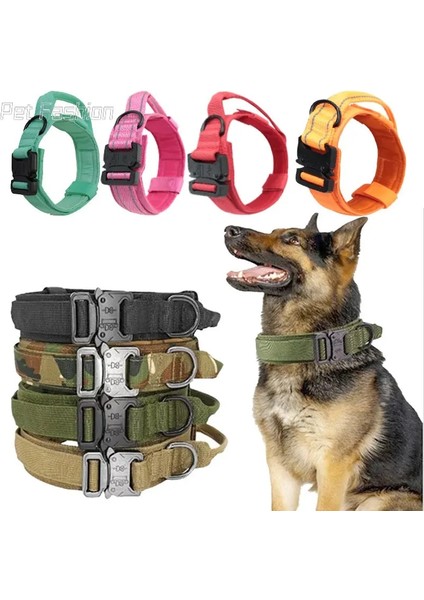 Takım Elbise-Kamuflaj Tarzı M Boyutu Dayanıklı Askeri Taktik Köpek Tasması Bungee Tasma Seti Pet Naylon Yürüyüş Eğitim Yaka Orta Büyük Köpekler Için Alman Shepard (Yurt Dışından) fiyatları