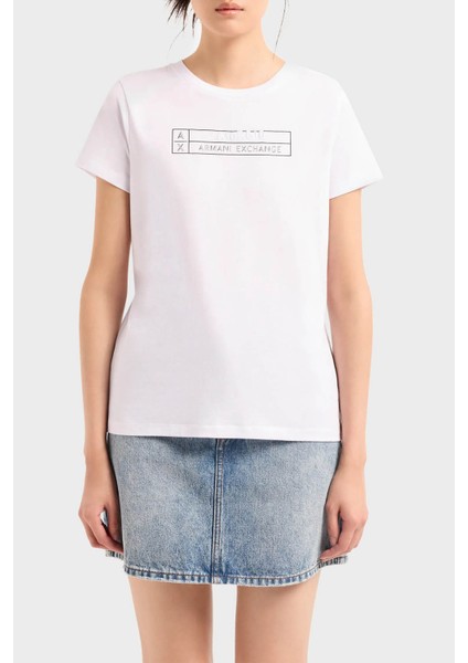 Pamuklu Regular Fit T Shirt Bayan T Shirt 3DYT01 YJ3RZ 1000