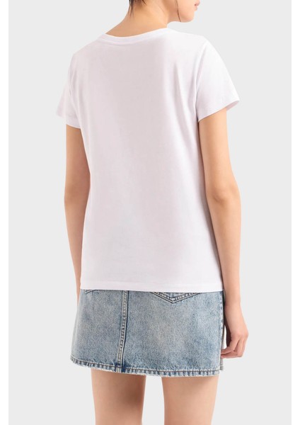 Pamuklu Regular Fit T Shirt Bayan T Shirt 3DYT01 YJ3RZ 1000 fiyatları