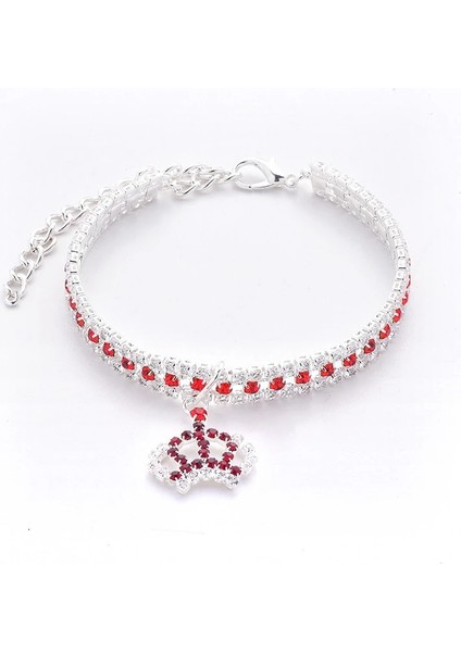 Renklendirilmiş Stil M Boyutu Yeni Tasarım Zirkon Pet Köpek Tasmaları Renklendirilmiş Taç Kedi Kolye Köpek Ayarlanabilir Gül Altın Lüks York Köpek Boyun Aksesuarları (Yurt Dışından) fiyatları