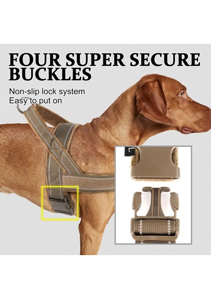 Kahverengi-2 Tarzı S Beden Hiçbir Çekme Köpek Koşum Askeri Taktik Köpek Tasması Yelek Yansıtıcı Pet Eğitim Tasması Küçük Orta Büyük Köpekler Için Dayanıklı (Yurt Dışından) indirimleri