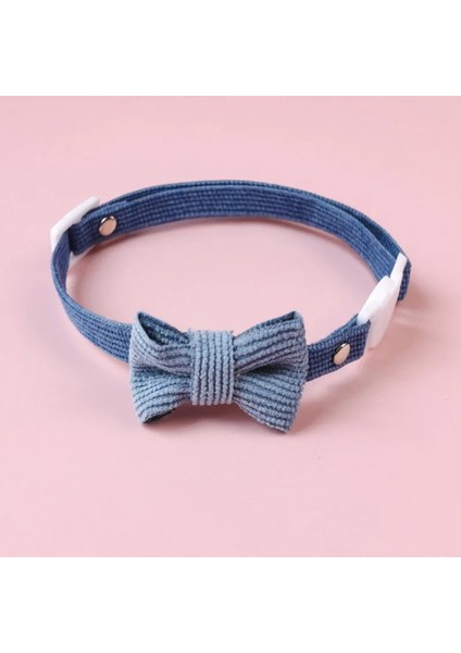 No.6 Stili 18-32 4 Renk Kadife Kedi Yay Yaka Emniyet Tokası Pet Köpek Yavrusu Kolye Papyon Sıcak Yumuşak Yavru Ayarlanabilir Sessiz Yaka Tedarikçisi (Yurt Dışından)