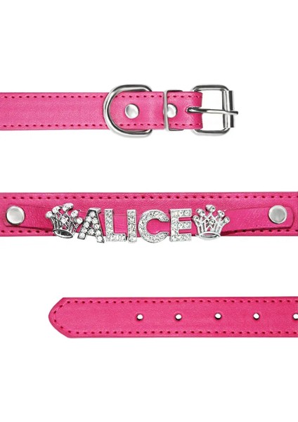 Kahverengi Tarzı S Beden Kişiselleştirilmiş Bling Adı Kedi Köpek Tasması Özel Glitter Rhinestone Harfler Adı Deri Köpek Tasması Küçük Orta Büyük Köpekler Için (Yurt Dışından) modelleri