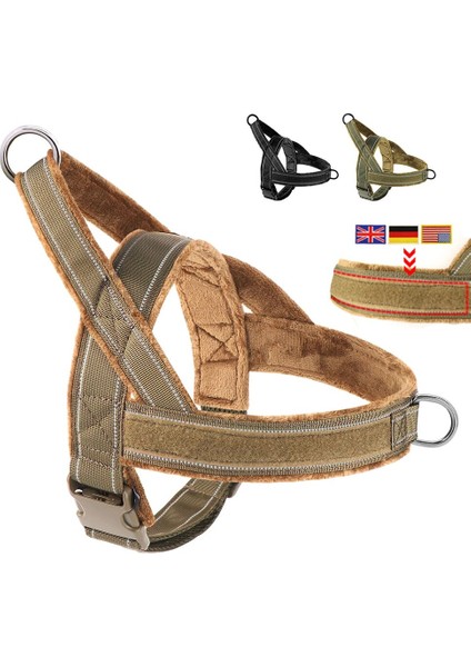 Yeşil-1 Stili S Beden Hiçbir Çekme Köpek Koşum Askeri Taktik Köpek Tasması Yelek Yansıtıcı Pet Eğitim Tasması Küçük Orta Büyük Köpekler Için Dayanıklı (Yurt Dışından) modelleri