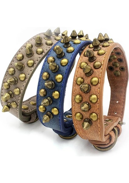 No.1 Stili Xs Boyutu Ayarlanabilir Deri Pet Köpek Tasması Boyun Askısı Malzemeleri Pu Deri Punk Perçin Çivili Köpek Tasması Evcil Hayvan Tasmaları Küçük Köpek Kedi (Yurt Dışından) fırsatları