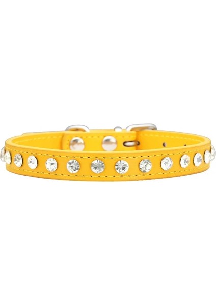 Kahve Tarzı S Beden Yeni Köpek Tasması Kristal Sıcak Bling Rhinestone Pu Deri Yavru Kedi Tasmaları Kolye Boyun Askısı Kişilik Evcil Hayvan Ürünleri Yaka (Yurt Dışından) indirimleri