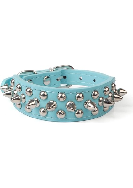 No.5 Tarzı Xs Boyutu Ayarlanabilir Deri Pet Köpek Tasması Boyun Askısı Malzemeleri Pu Deri Punk Perçin Çivili Köpek Tasması Evcil Hayvan Tasmaları Küçük Köpek Kedi (Yurt Dışından)