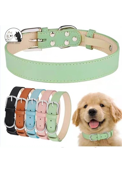 Pembe Tarzı L Boyutu Yeni Lüks Pu Deri Yaka Orta Büyük Köpekler Için Ayarlanabilir Kolye Köpek Tasması Dayanıklı Pet Kedi Köpek Pet Malzemeleri Aksesuarları (Yurt Dışından) fiyatları
