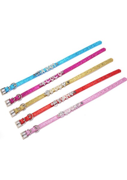 Altın Tarzı S Beden Kişiselleştirilmiş Köpek Kedi Tasmaları Dıy Adı Köpek Pu Deri Yaka Taklidi Bling Köpek Malzemeleri Küçük Orta Köpekler Için Evcil Hayvan Tasmaları (Yurt Dışından) indirimleri