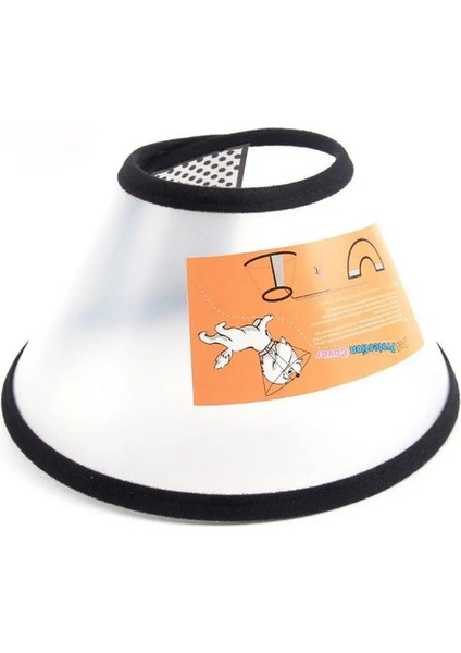 23-25CM Tarzı Pet Koruyucu Yaka Köpek Boyun Koni Kurtarma Koni Yaka Anti-Isırık Yalama Cerrahisi Yara Iyileşmesi Kedi Köpekler Sağlık Tıbbi Daire (Yurt Dışından)