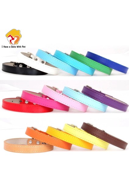 Turuncu Tarzı Xs Boyutu Sıcak! Ev Hayvanı Ürünü Yumuşak Deri Köpek Tasması Ayarlanabilir Yavru Kedi Kolye Tasma Kayışı Küçük Orta Büyük Köpek Için 16 Renk Pet Malzemeleri (Yurt Dışından) fiyatları