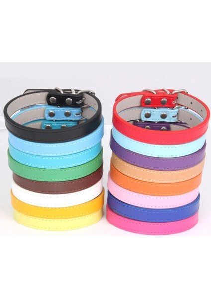 Turuncu Tarzı Xs Boyutu Sıcak! Ev Hayvanı Ürünü Yumuşak Deri Köpek Tasması Ayarlanabilir Yavru Kedi Kolye Tasma Kayışı Küçük Orta Büyük Köpek Için 16 Renk Pet Malzemeleri (Yurt Dışından) fırsatları