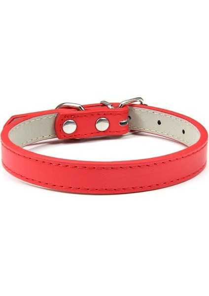 Kırmızı Stil S Beden 1 Adet Popüler Ayarlanabilir Renkli Evcil Hayvan Tasmaları Yavru Kedi Yaka Katı Pu Deri Boyun Askısı Köpekler Için Güvenli Yumuşak Evcil Hayvan Malzemeleri Yzl (Yurt Dışından)