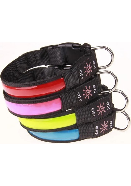 G Tarzı L Boyutu Pet USB Şarj LED Anti-Kayıp Aydınlık Yaka cm Pet Köpek Tasması Gece Köpek Tasmaları Parlayan Aydınlık Köpek Aksesuarları (Yurt Dışından) fiyatları