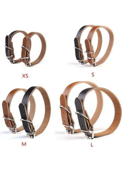 Siyah Stil Xs Boyutu Yeni Deri Köpek Tasması x Pet Kurşun Ayarlanabilir Inek Rahat Pet Köpek Kedi Köpek Yaka Boyun Tokası Siyah Kahverengi (Yurt Dışından) indirimleri