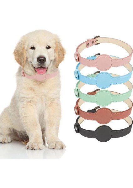 B-Sarı Tarzı 1X22-35CM Airtag Için Pet Yaka Deri Anti-Kayıp Yaka Apple Airtags Konum Tracker Airtag Ayarlanabilir Tasarım Için Koruyucu Kılıf (Yurt Dışından) modelleri