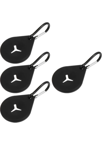 Siyah Stil 4.5x8.5x0.3cm Licone Köpek Poop Torbası Tutacağı Eller Serbest Kaka Torbası Tutucu Atık Taşıyıcı Klipsi (Yurt Dışından) indirimleri