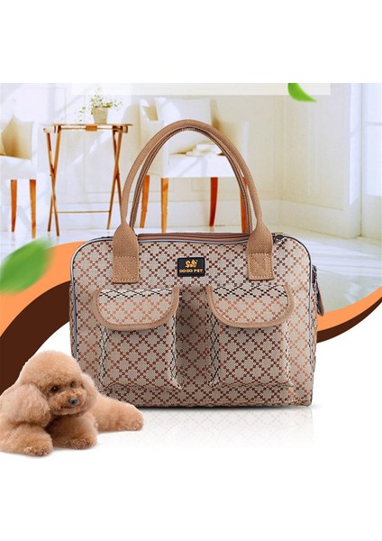 Pembe Tarzı S Beden Pet Köpek Moda Ekose Oxford Bez Çanta Nefes Alabilir Açık Seyahat Küçük Çanta Kediler Için Çanta Taşır Kediler PB739 (Yurt Dışından) fırsatları