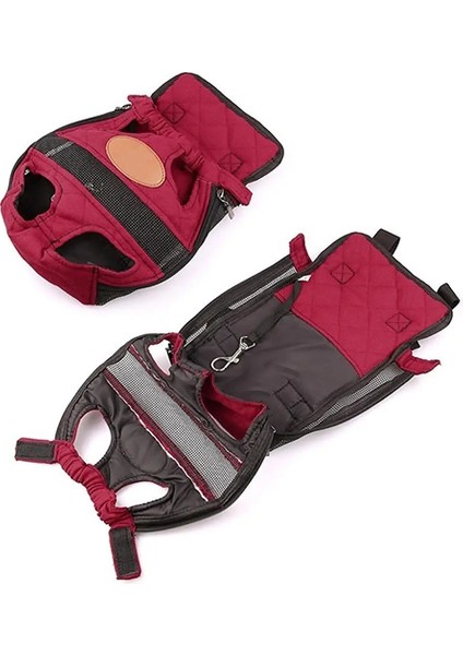 Kırmızı Stil M Beden Köpek Kedi Köpek Kafası Bacakları Dışarı Taşıyıcı Tuval Sırt Çantası Açık Seyahat Çantası (Yurt Dışından) indirimleri