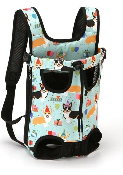 Ulusal Bayrak Stili L Beden Örgü Pet Köpek Taşıyıcı Çanta Kılıfı Açık Seyahat Pet Köpek Oxford Tek Omuz Çantası Sling Konfor Seyahat Tote Omuz Çantası (Yurt Dışından) indirimleri